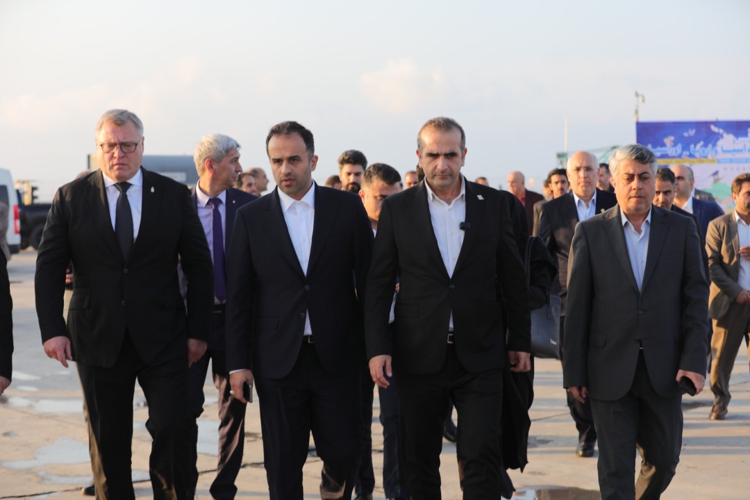 ایگور بابوشكین، استاندار آستراخان روسیه از منطقه آزاد انزلی بازدید كرد