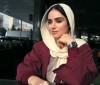تصویری جنجالی و عجیب از هانیه غلامی بازیگر مشهور در ورزشگاه آزادی/  هانیه غلامی هم پرسپولیسی شد؟!